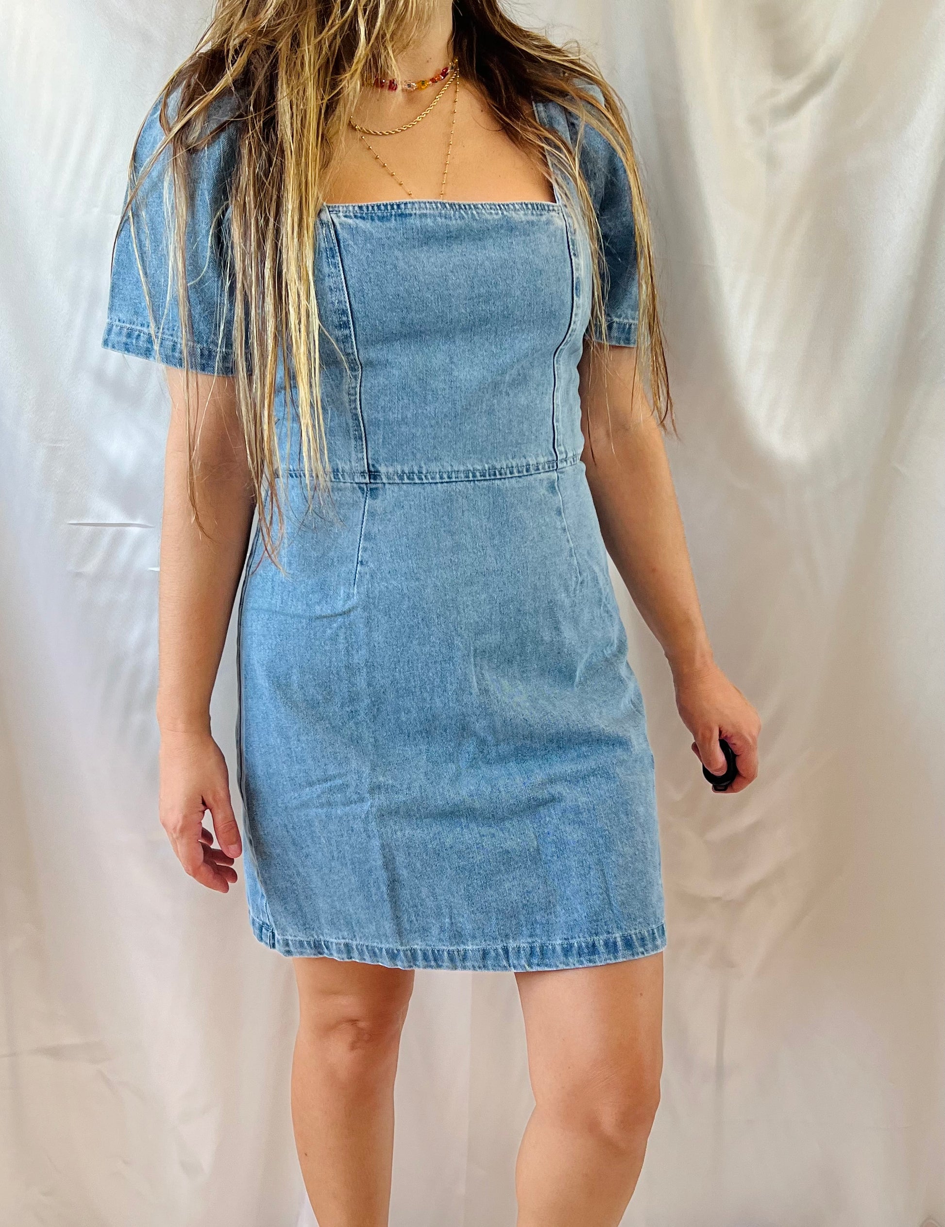 JANE DENIM MINI DRESS AUTNOMA JANE DENIM MINI DRESS AUTNOMA